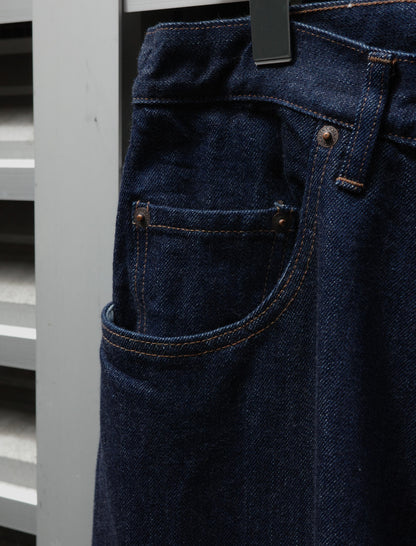 Baggy 5 Pocket Pants - Navy