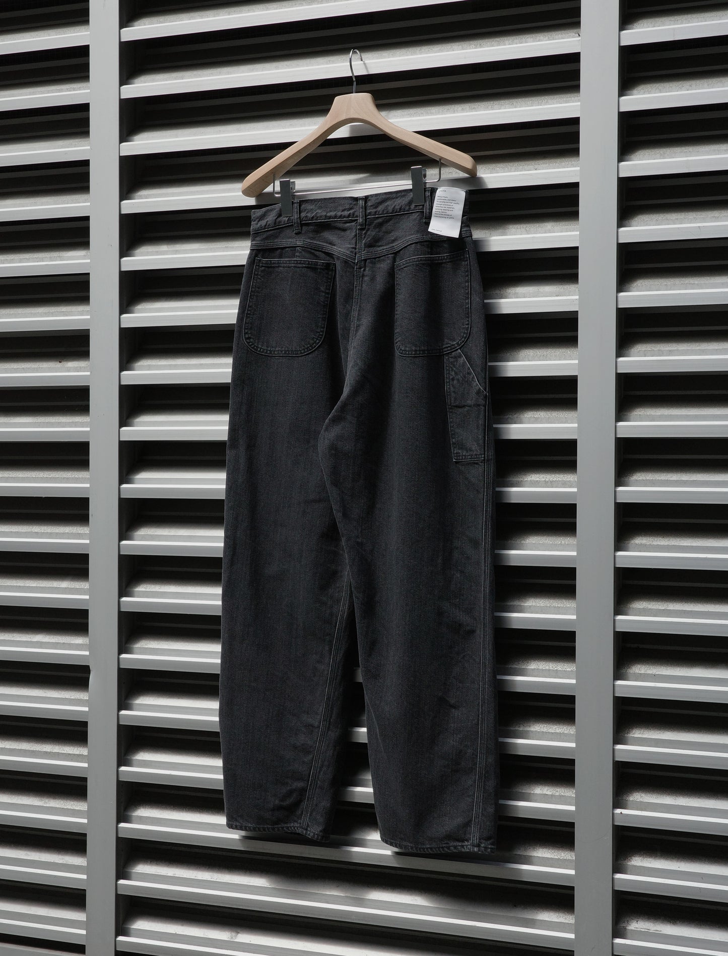 Denim Painter Pants - Medium Black