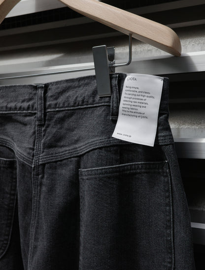 Denim Painter Pants - Medium Black