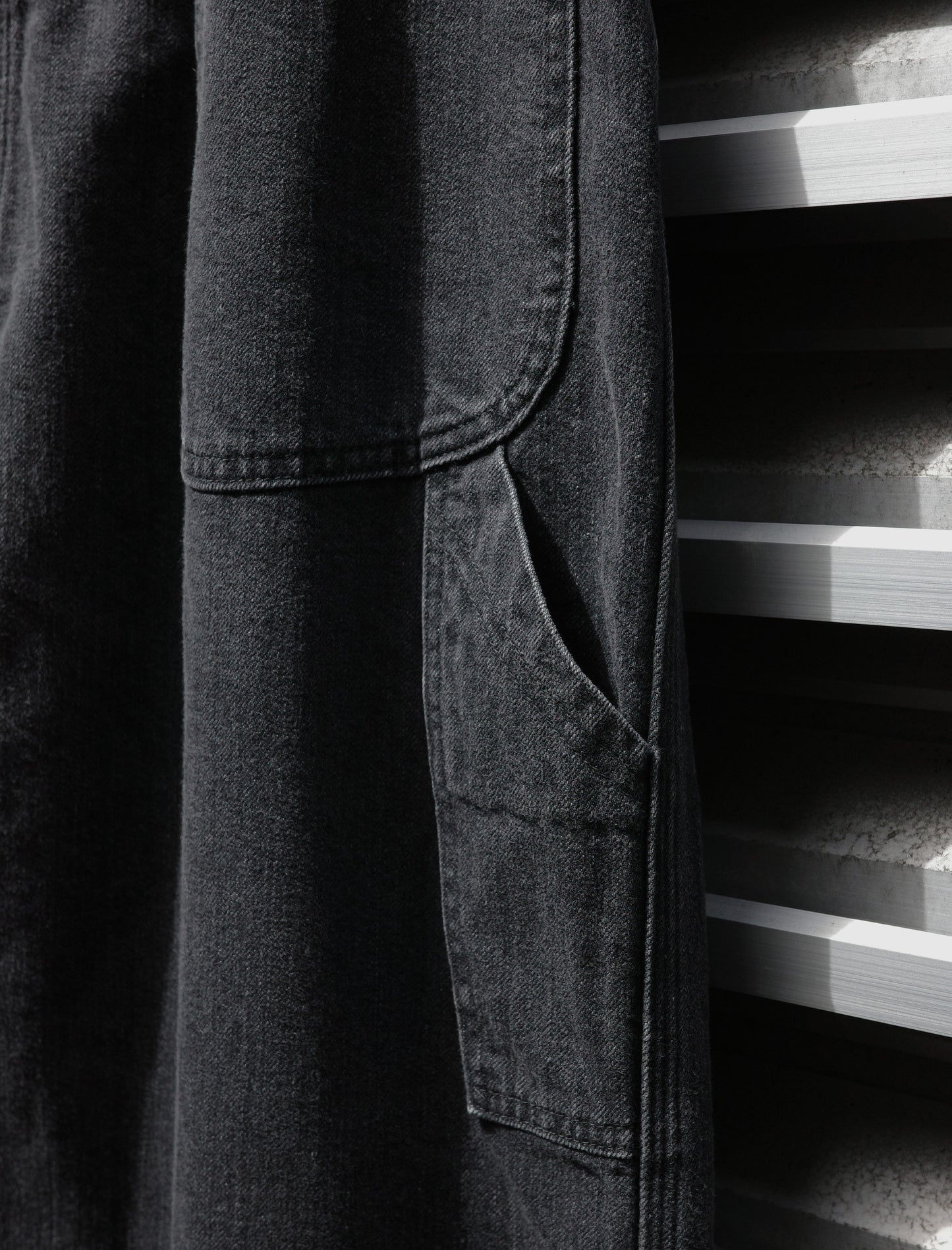 Denim Painter Pants - Medium Black