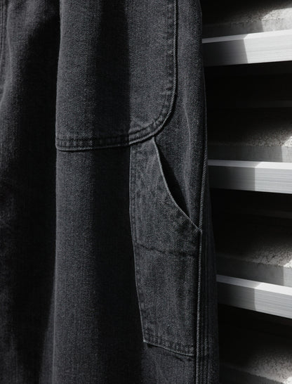 Denim Painter Pants - Medium Black