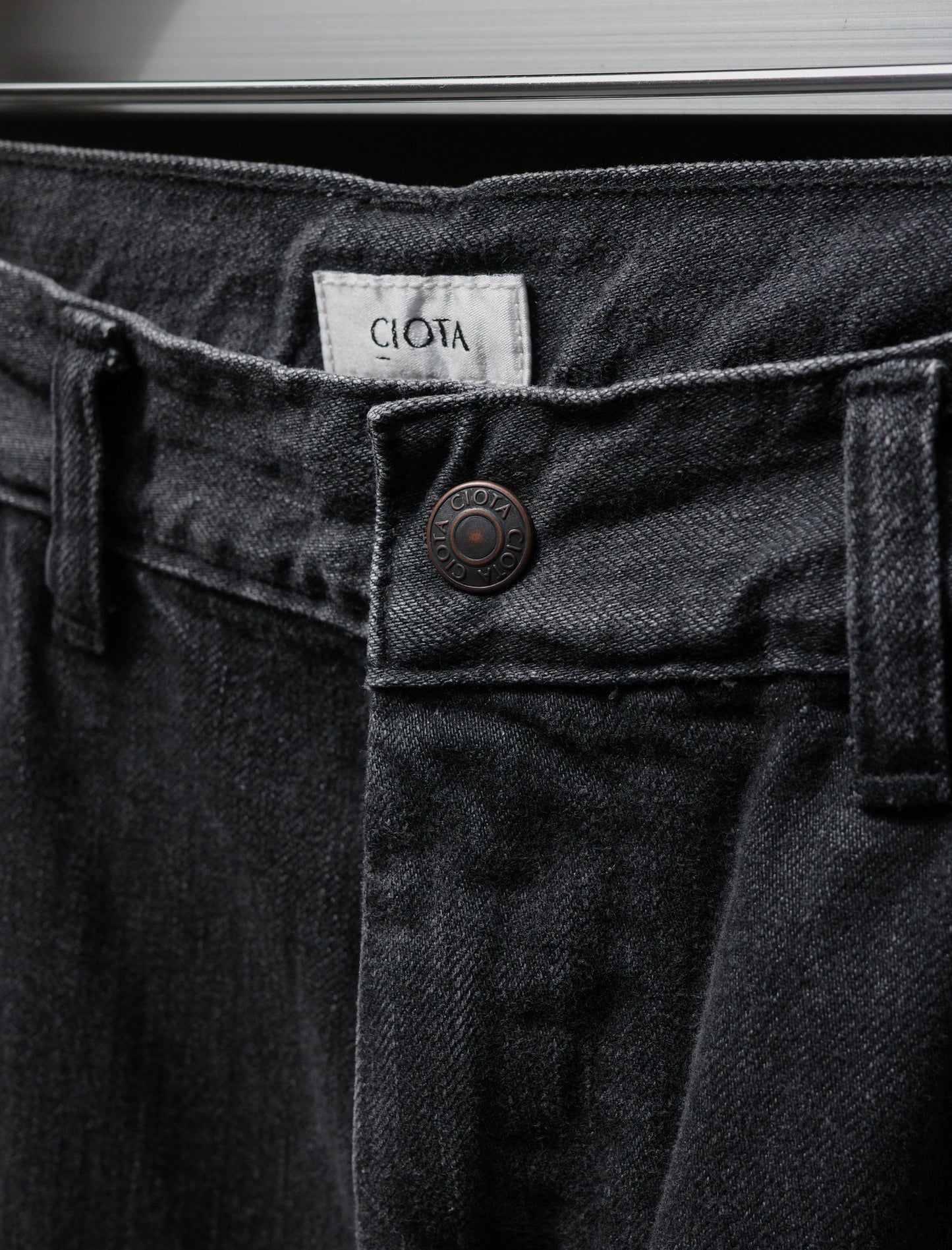 Denim Painter Pants - Medium Black
