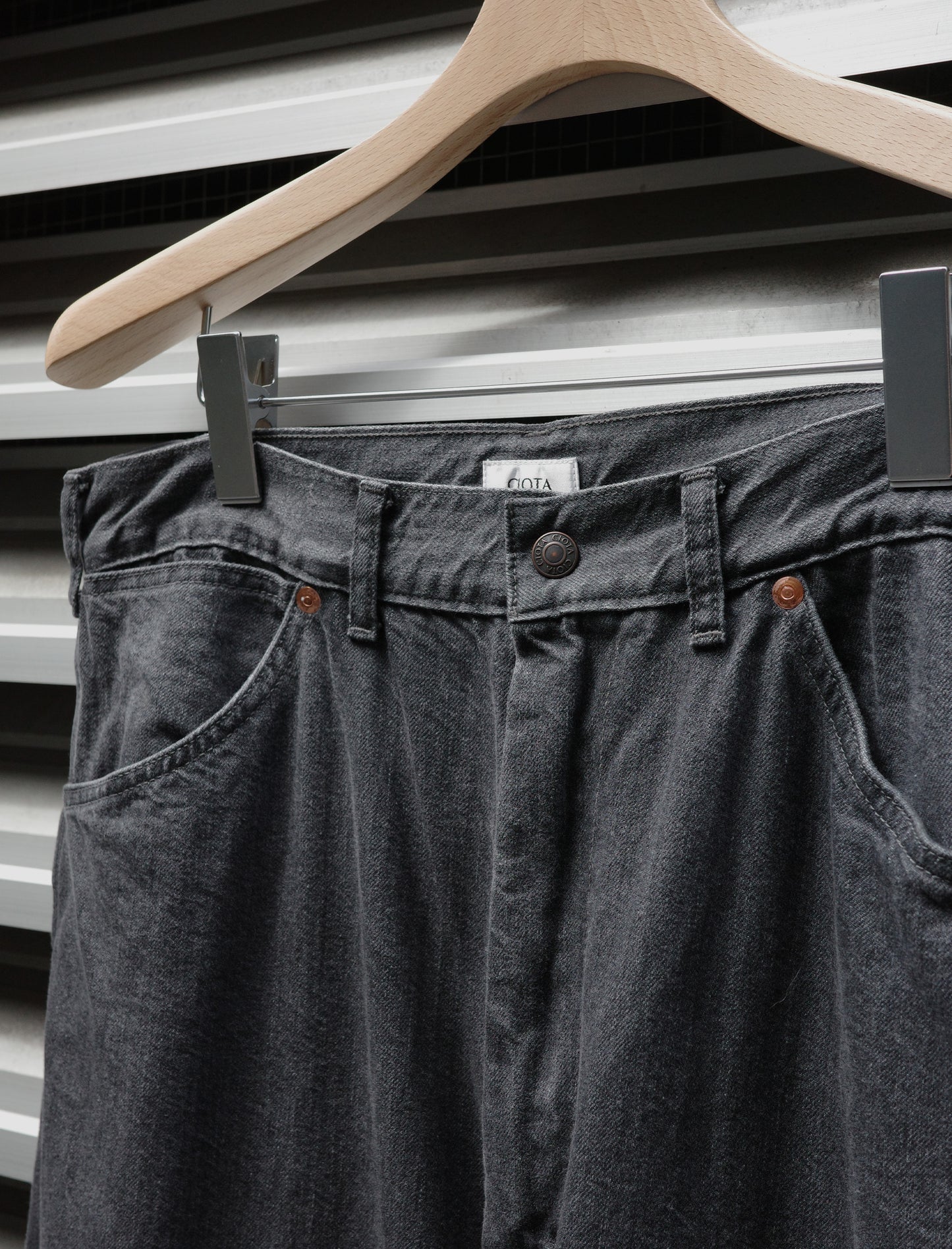 Denim Painter Pants - Medium Gray