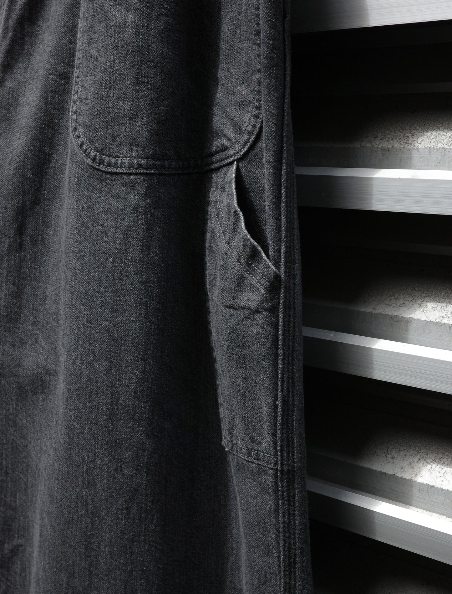 Denim Painter Pants - Medium Gray