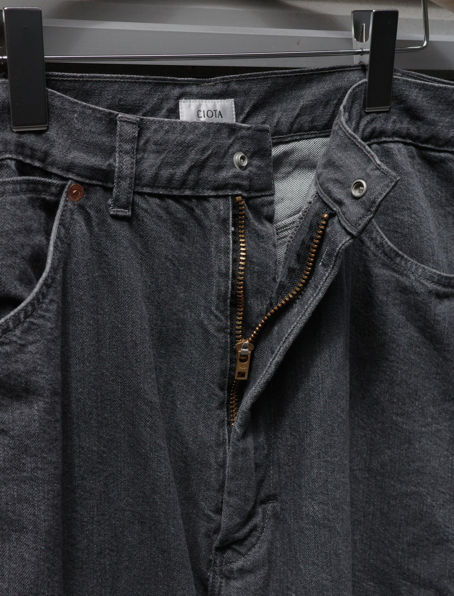 Denim Painter Pants - Medium Gray