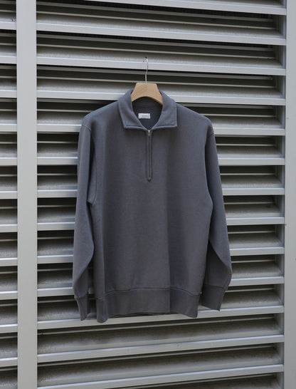 Half Zip Sweatshirt - Blue Gray