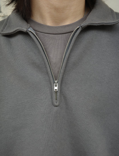 CIOTA Half Zip Sweatshirt - Blue Gray