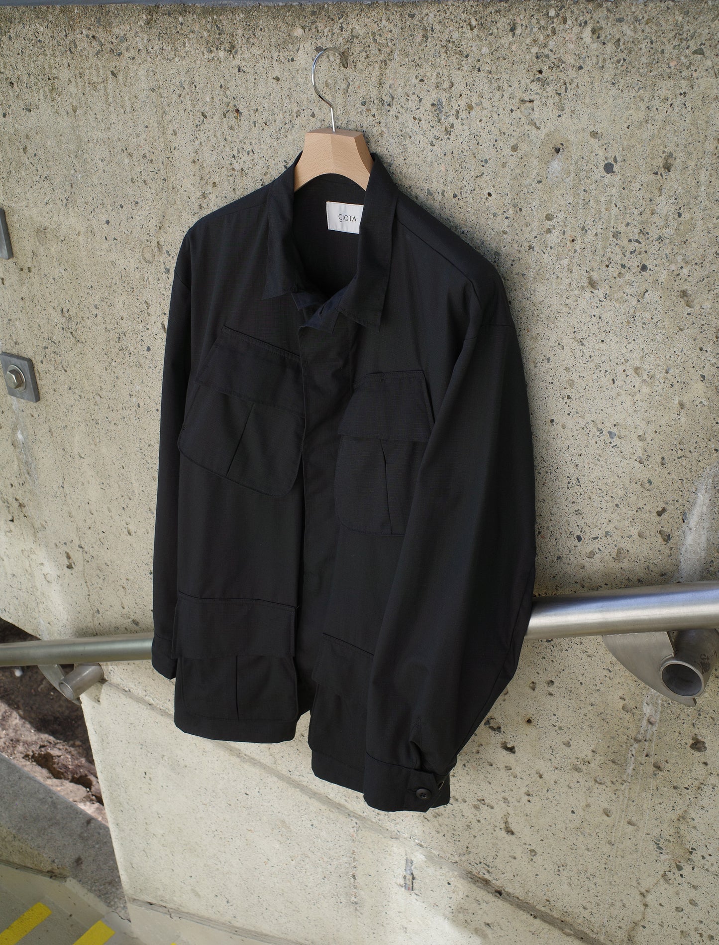 CIOTA Rip-stop Jungle Fatigue Jacket - Black