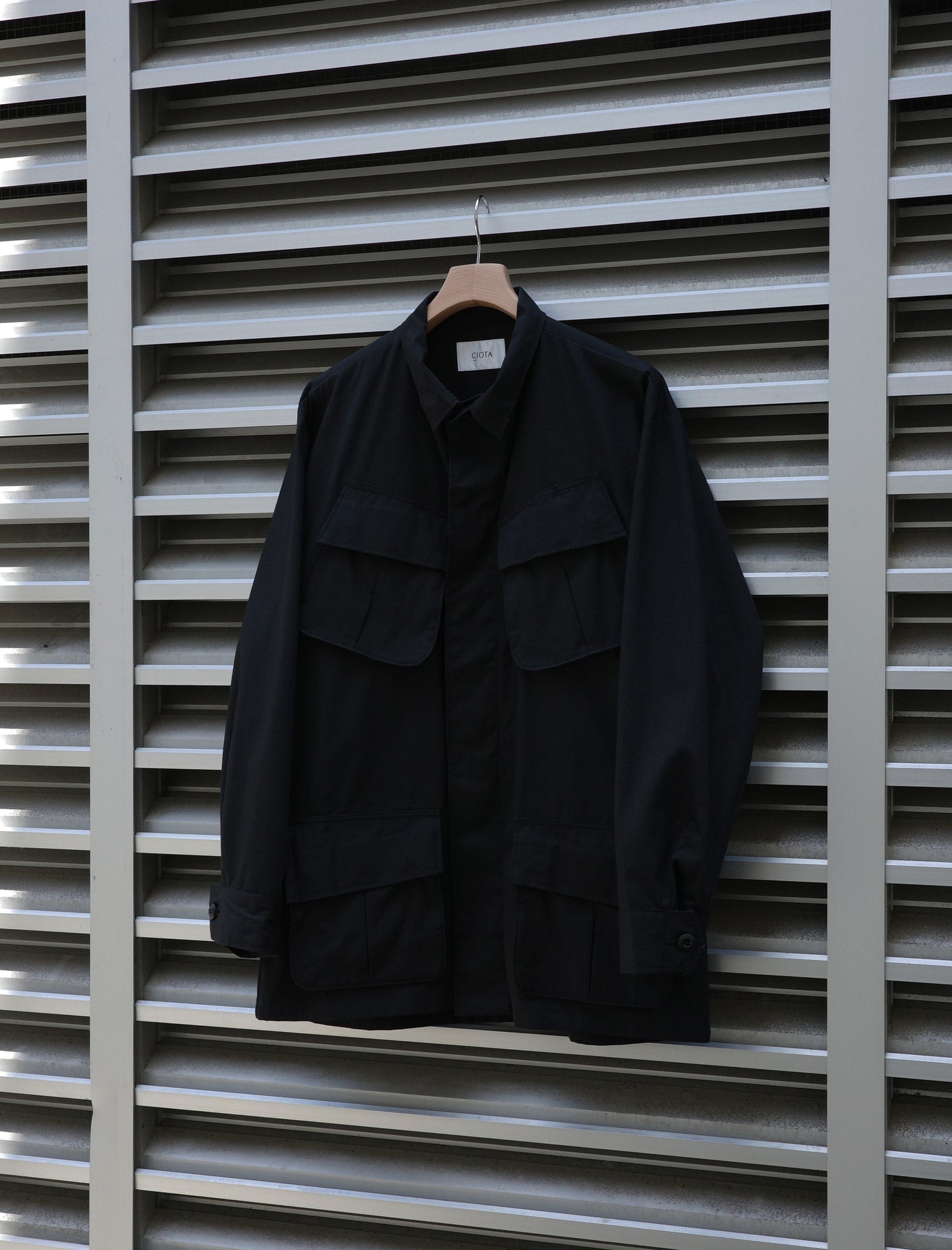 Rip-stop Jungle Fatigue Jacket - Black