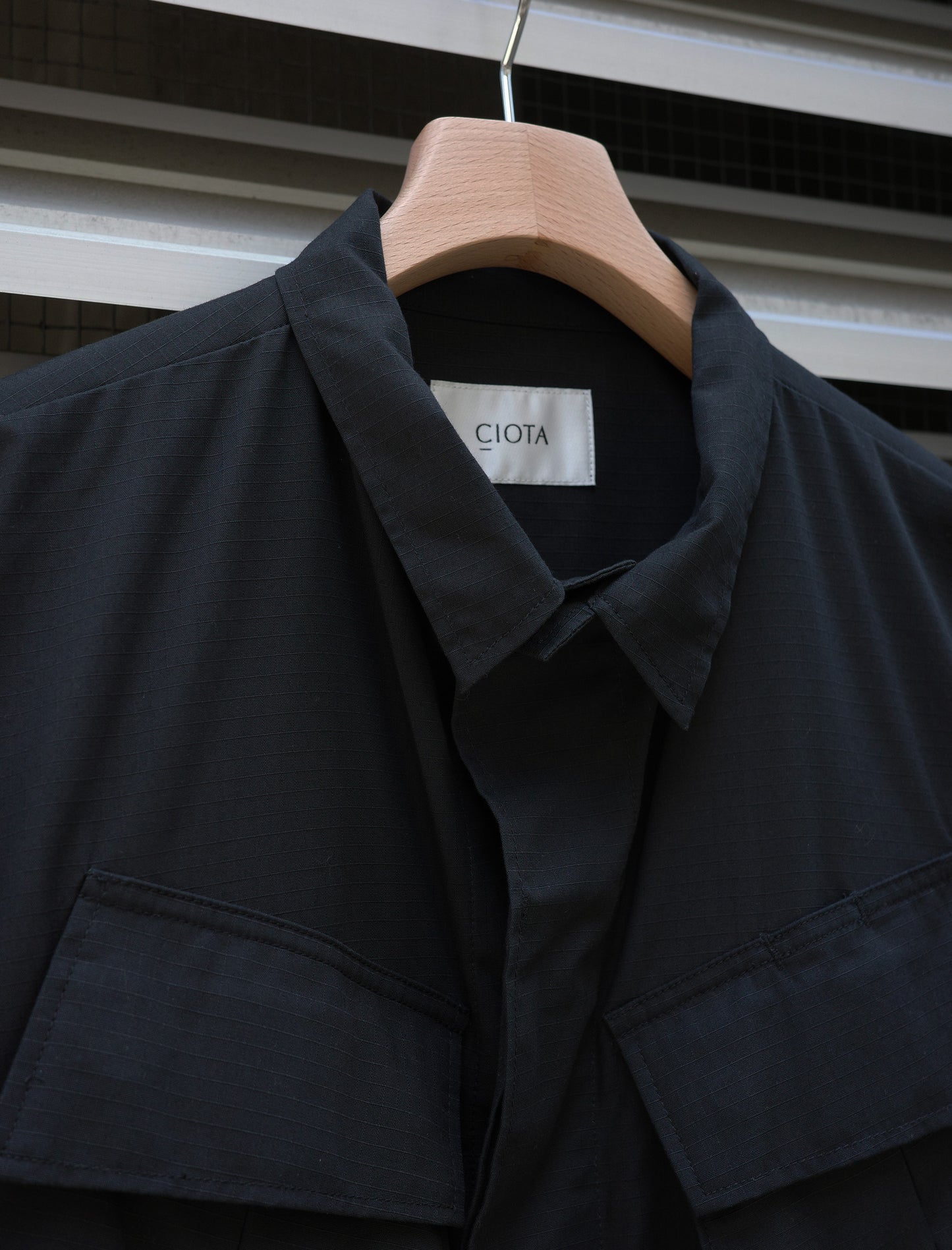 Rip-stop Jungle Fatigue Jacket - Black