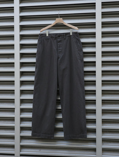 Weapon Chino Cloth Pants Stone Wash - Charcoal Gray