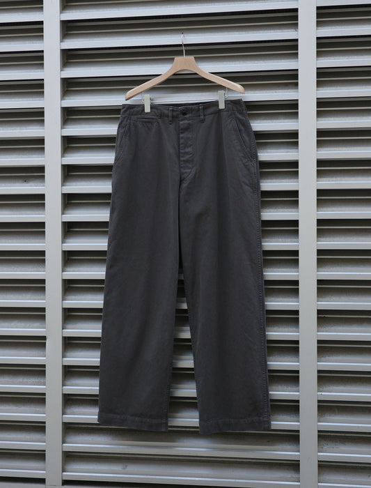 Weapon Chino Cloth Pants Stone Wash - Charcoal Gray