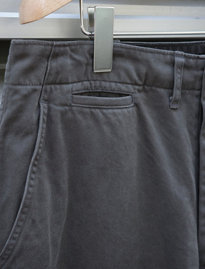 Weapon Chino Cloth Pants Stone Wash - Charcoal Gray