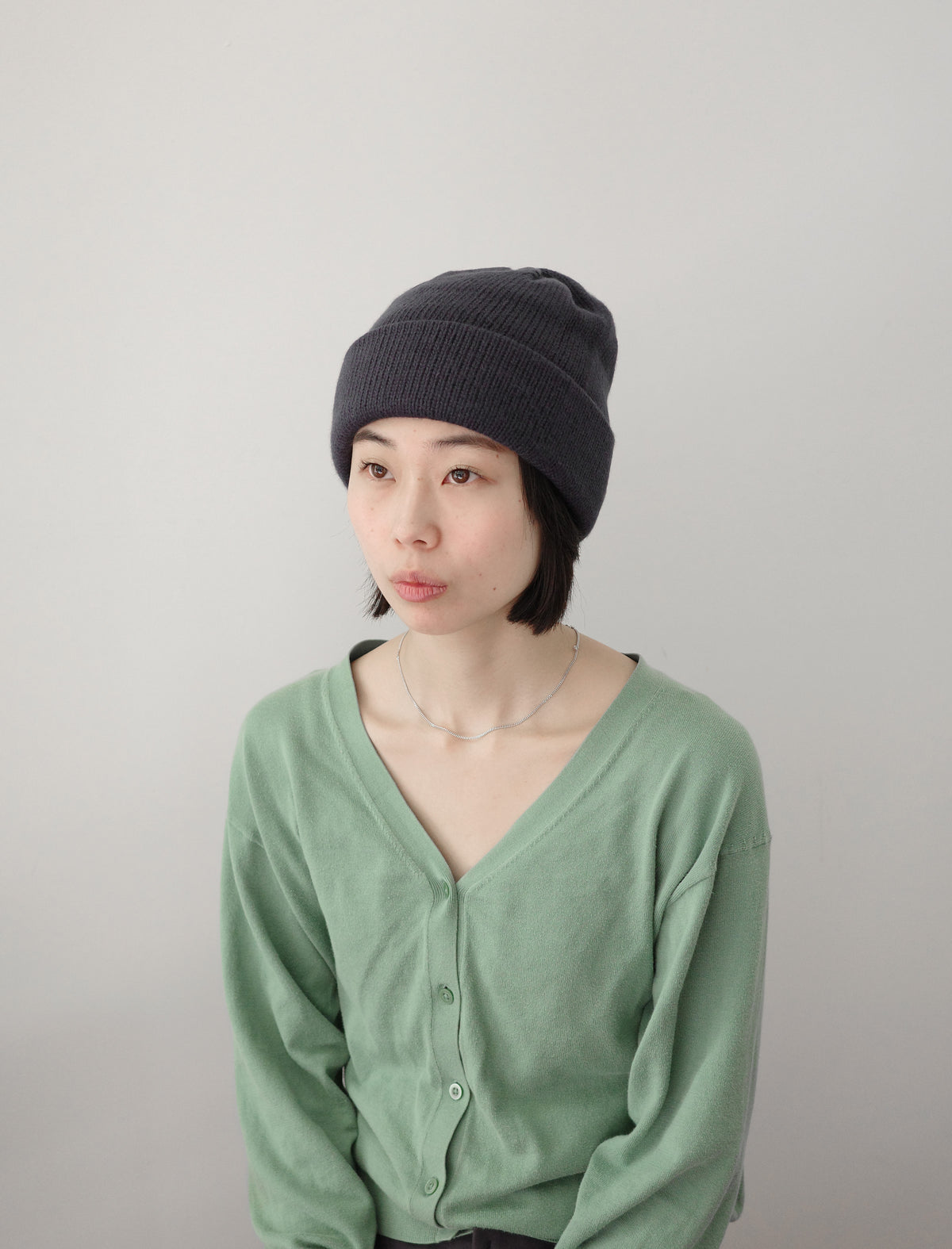 COMESANDGOES 5G Silk Knit Navy