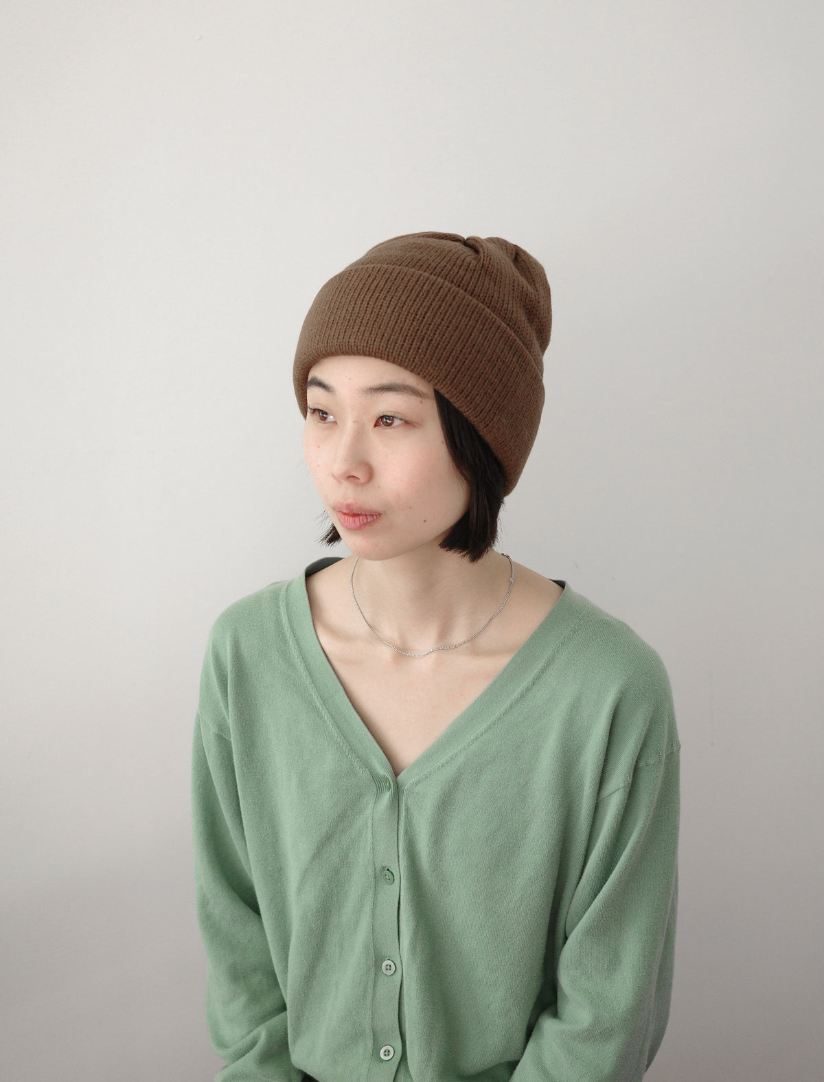 COMESANDGOES 5G Silk Knit Olive