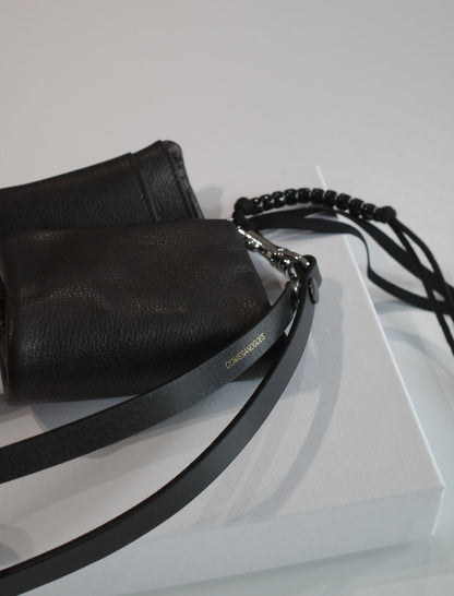COMESANDGOES COMES Wallet & Neck Strap Black