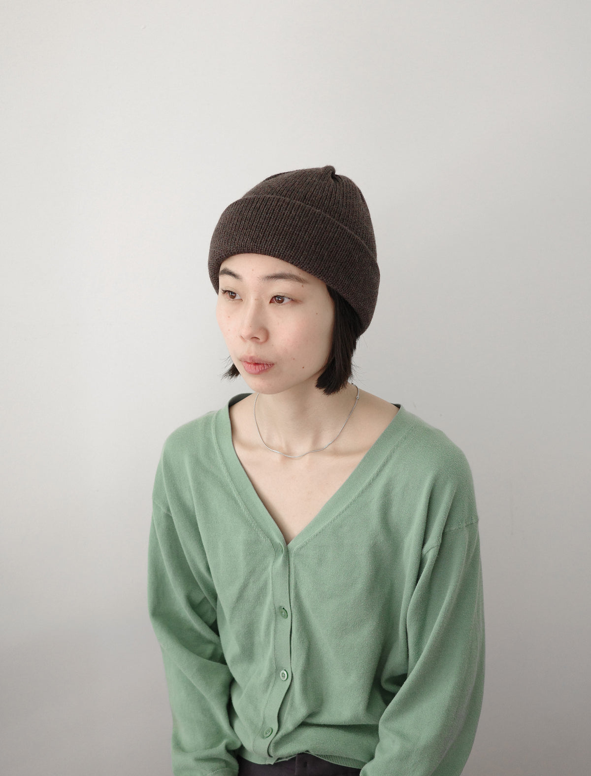 COMESANDGOES Washable Merino Wool Standard Knit Brown