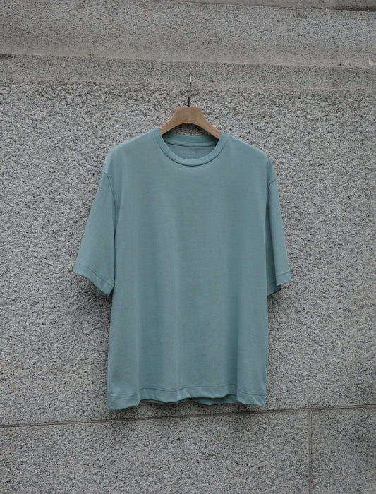 KANEMASA PHIL. 36G High Twist S/S Tee Blue