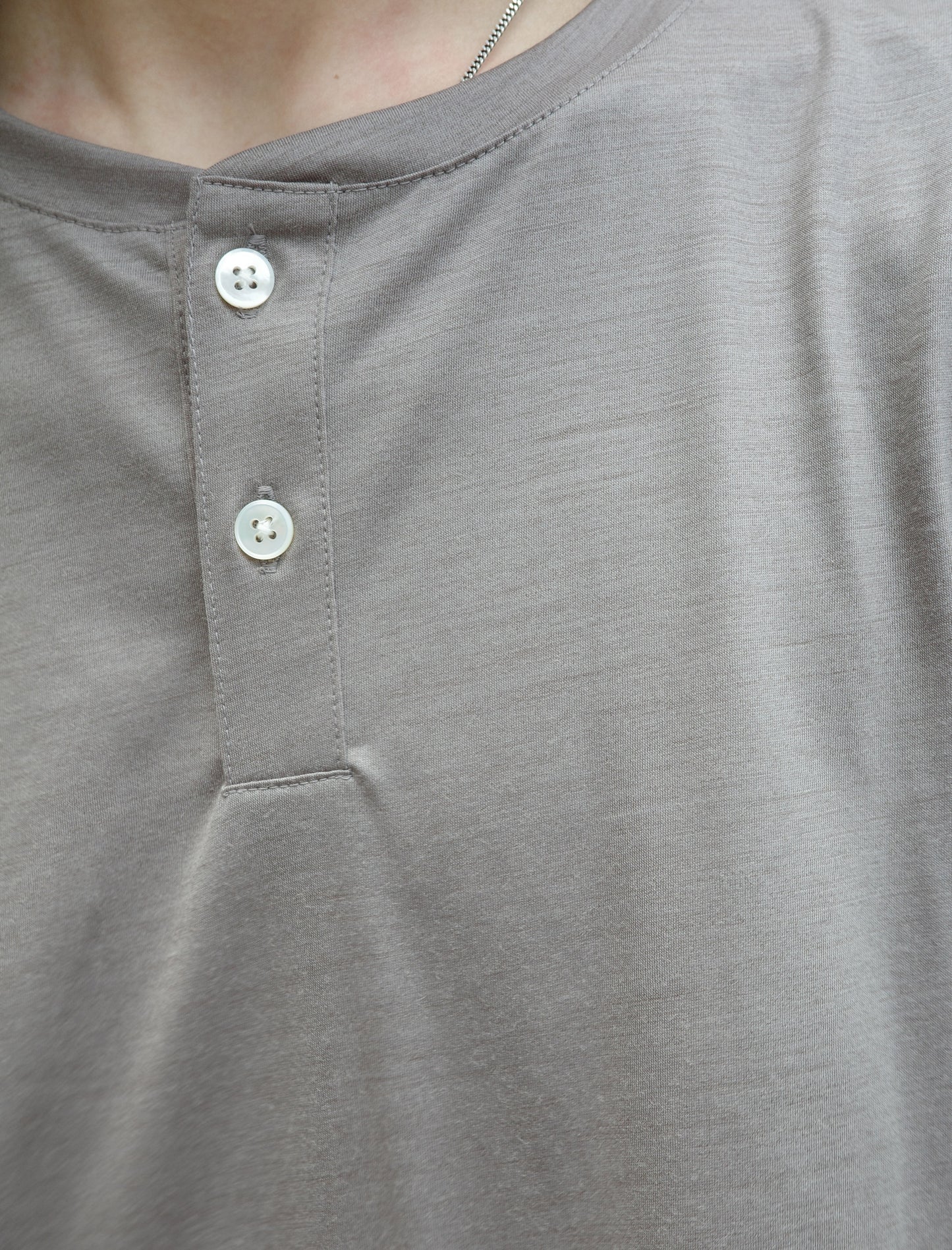 KANEMASA PHIL. 36G Wool L/S Tee - Gray