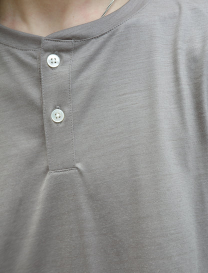 KANEMASA PHIL. 36G Wool L/S Tee - Gray