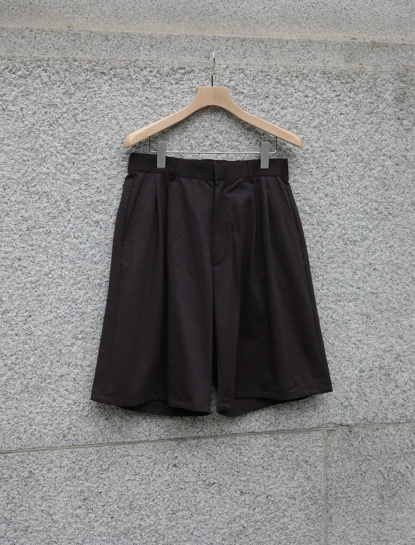 KANEMASA PHIL. 36G Wool Shorts  Brown