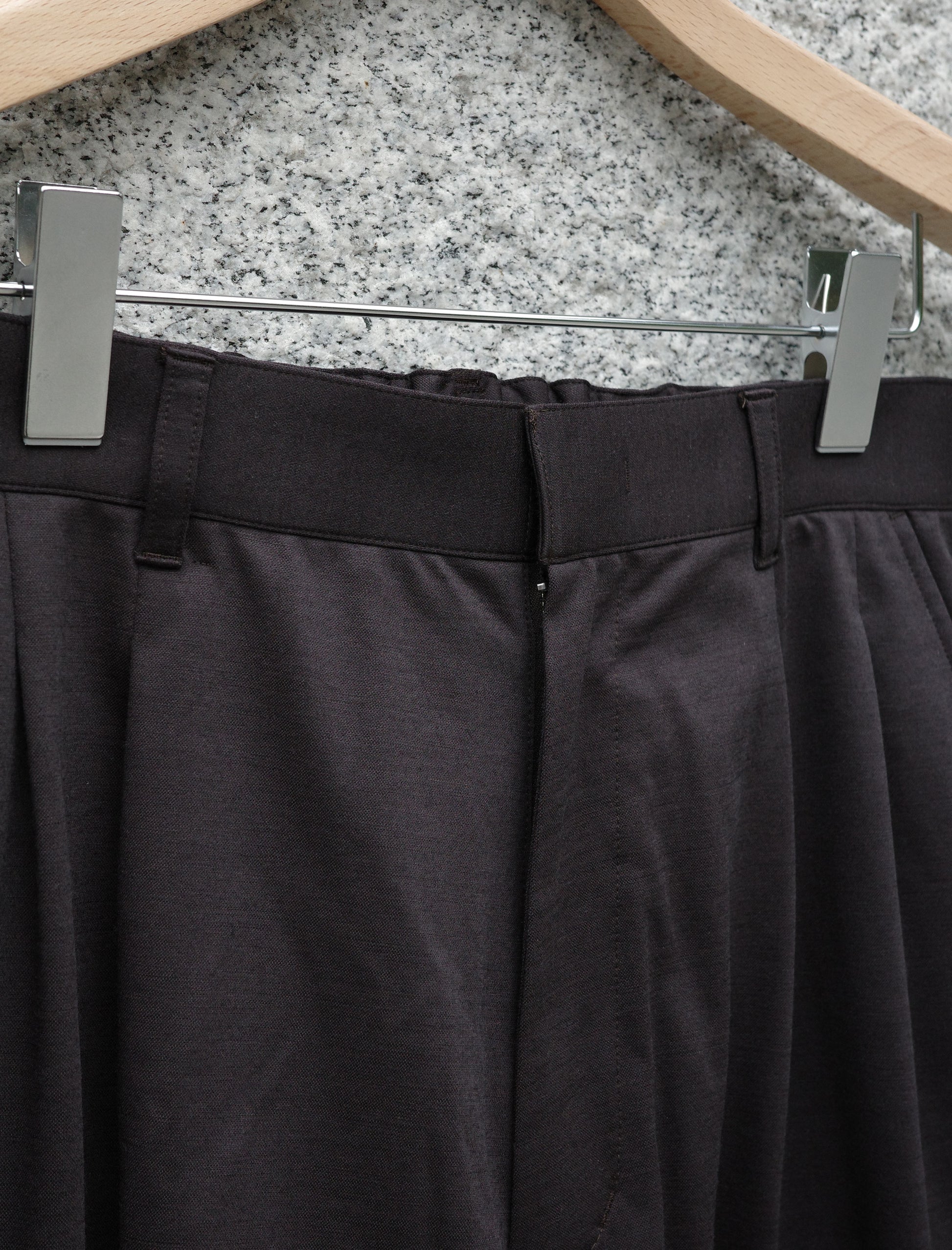 KANEMASA PHIL. 36G Wool Shorts  Brown