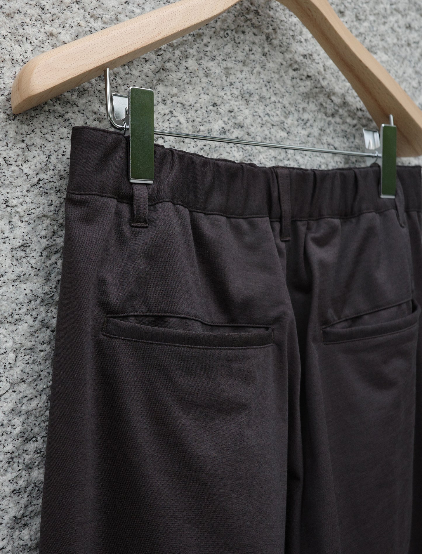 KANEMASA PHIL. 36G Wool Shorts  Brown