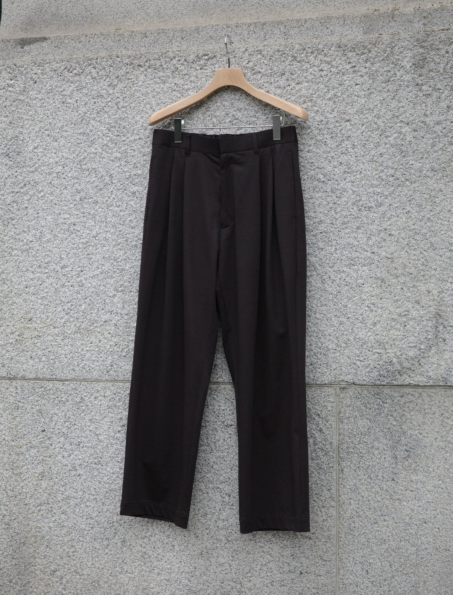 KANEMASA PHIL. 36G Wool Trousers - Brown
