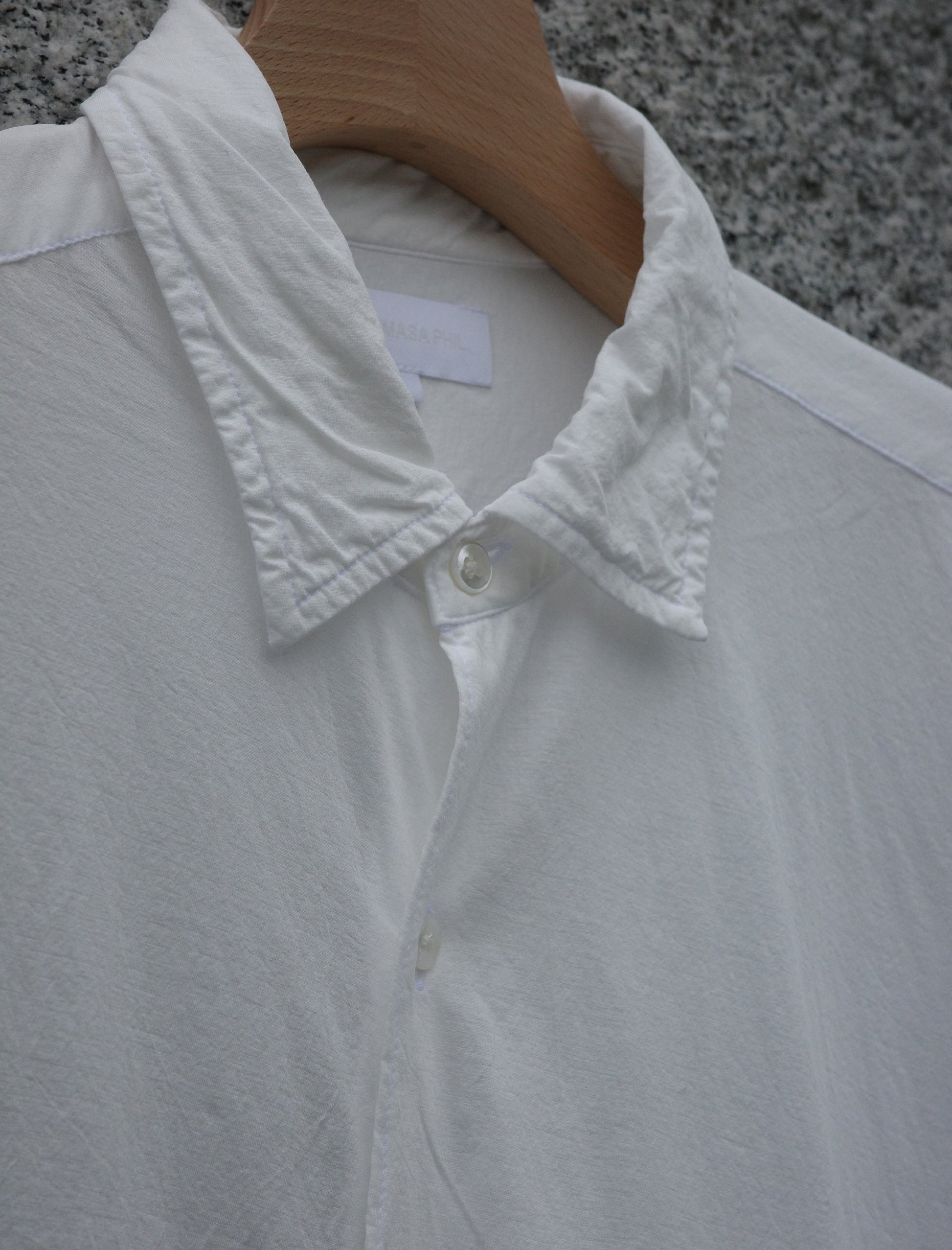 KANEMASA PHIL. 46G Artisan Shirt - White