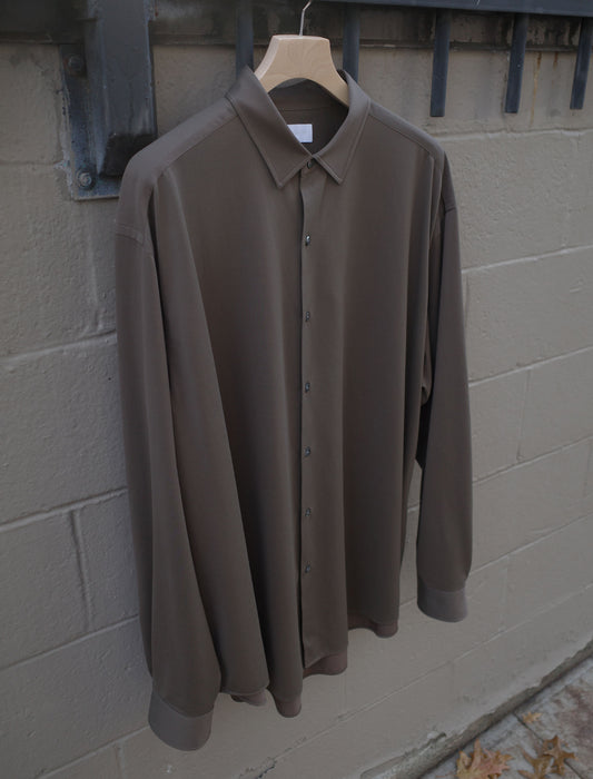Kanemasa Phil. 46G Atmosphere Shirt Half-Timber Brown