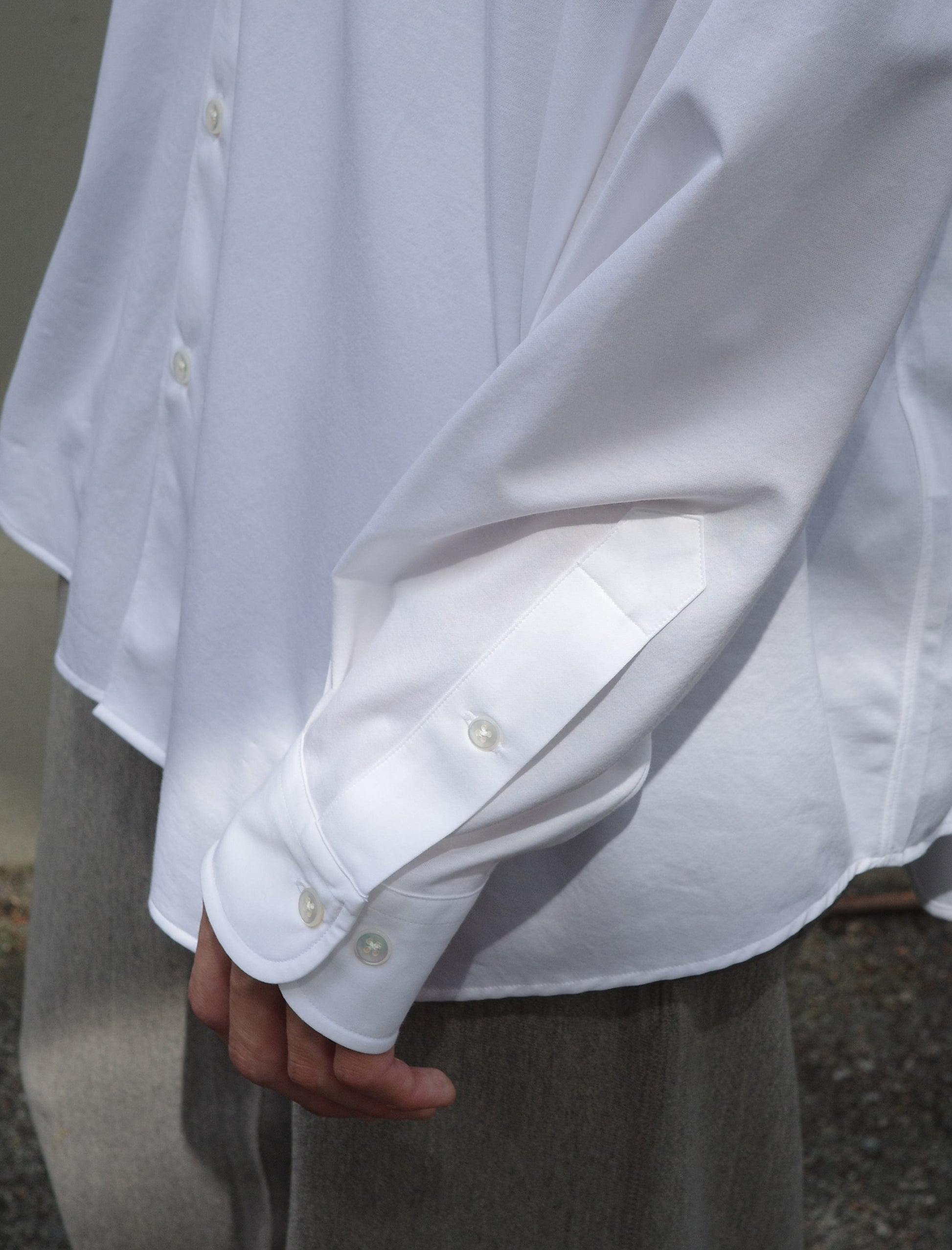 KANEMASA PHIL. 46G Atmosphere L/S Shirt - White