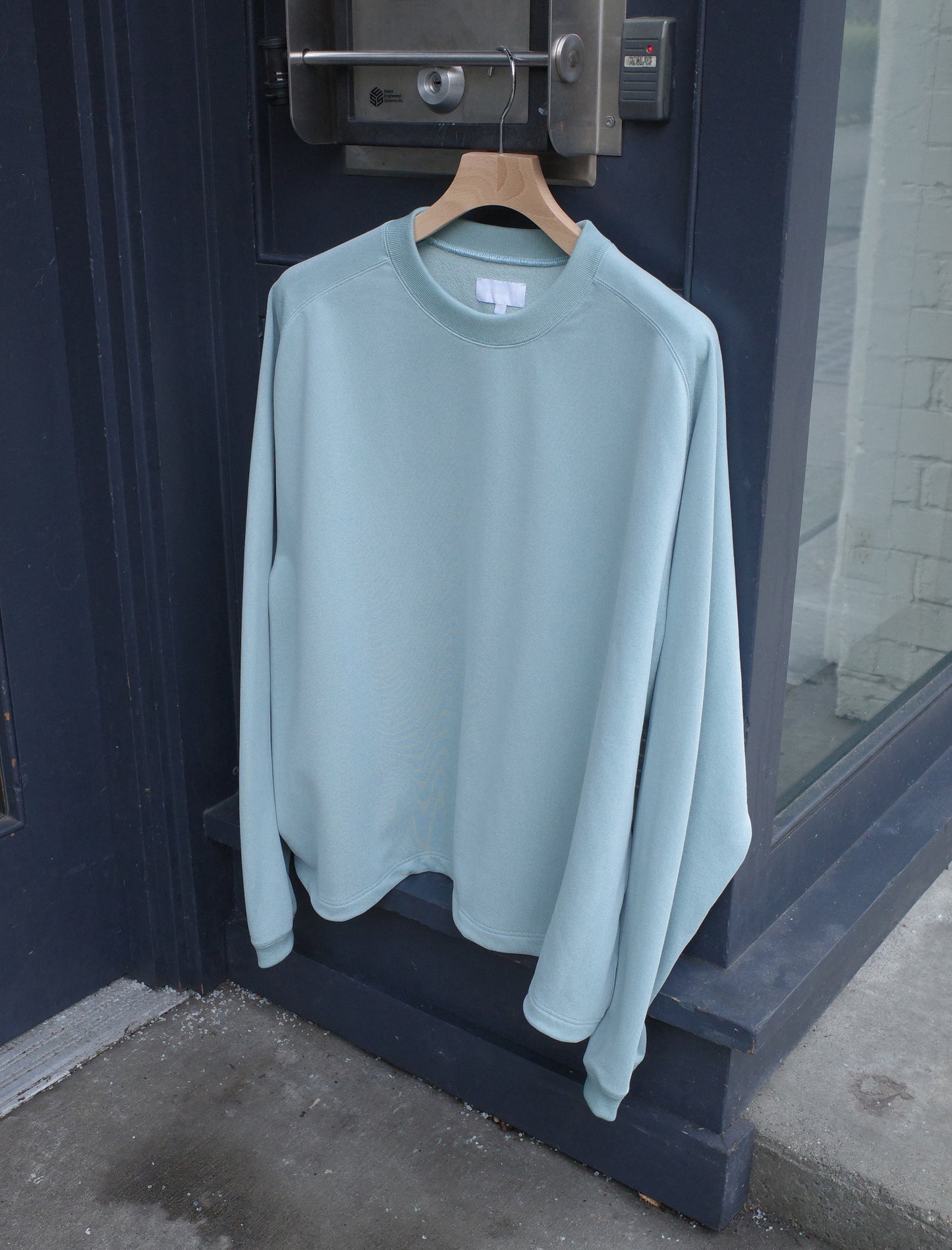 KANEMASA PHIL. 28G Cupro Freedom Sleeve Pullover - Blue