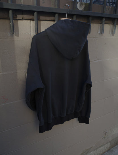 KANEMASA PHIL. 36G Fine Sweat Zip Hoodie - Black