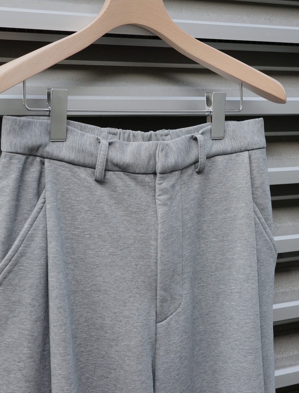 KANEMASA PHIL. 36G Heather Trousers  Charcoal Dyed