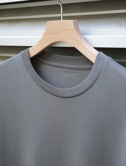 KANEMASA PHIL. 36G High Twist L/S Tee Charcoal
