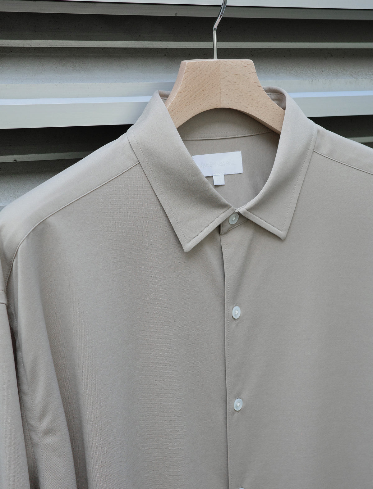 KANEMASA PHIL. 46G Atmosphere Shirt - Beige