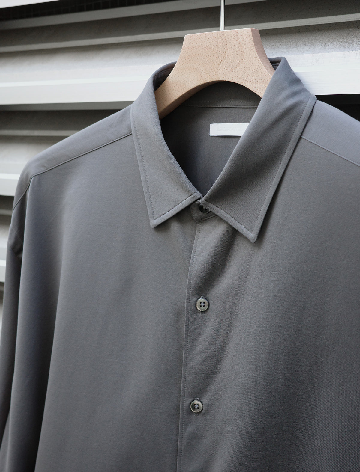 KANEMASA PHIL. 46G Atmosphere Shirt Charcoal
