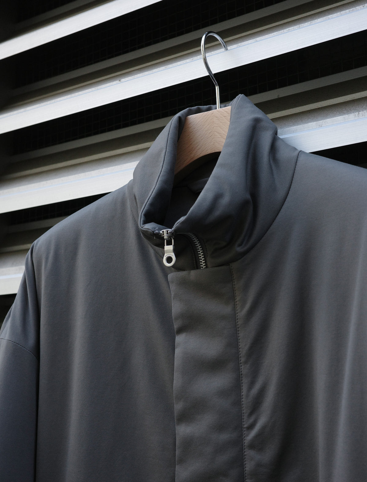 KANEMASA PHIL. 46G Padded Blouson Charcoal