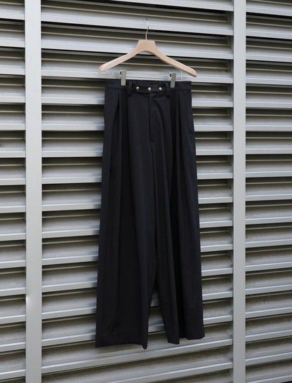 KANEMASA PHIL. 46G Solaro Trousers Black Brown