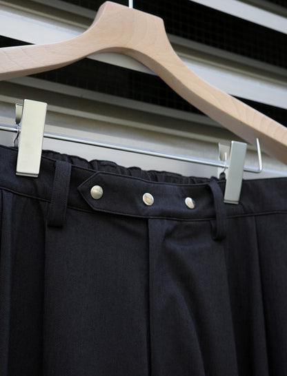 KANEMASA PHIL. 46G Solaro Trousers Black Brown