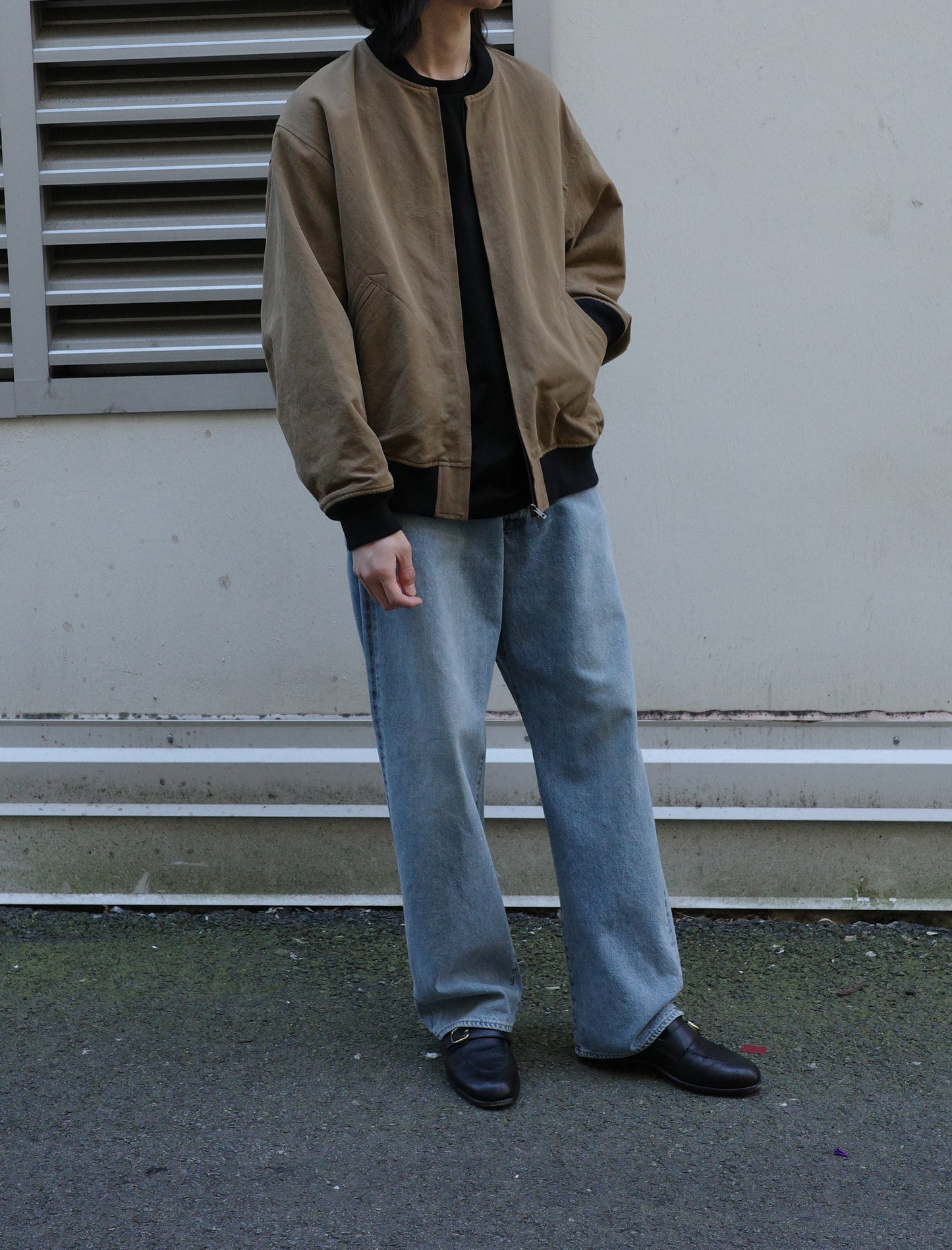 Vintage Washed Selvedge Denim 5P Pants - Faded Blue