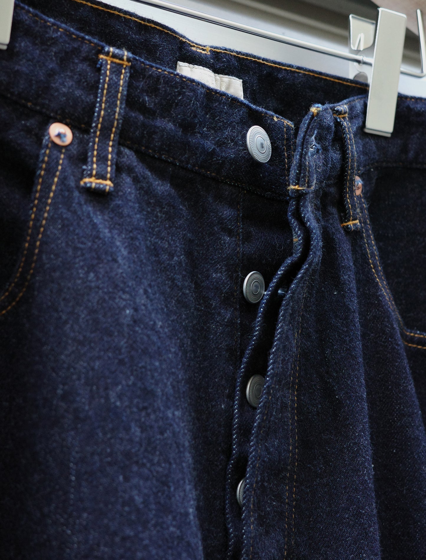 ULTERIOR Selvedge Denim 5P Pants Navy