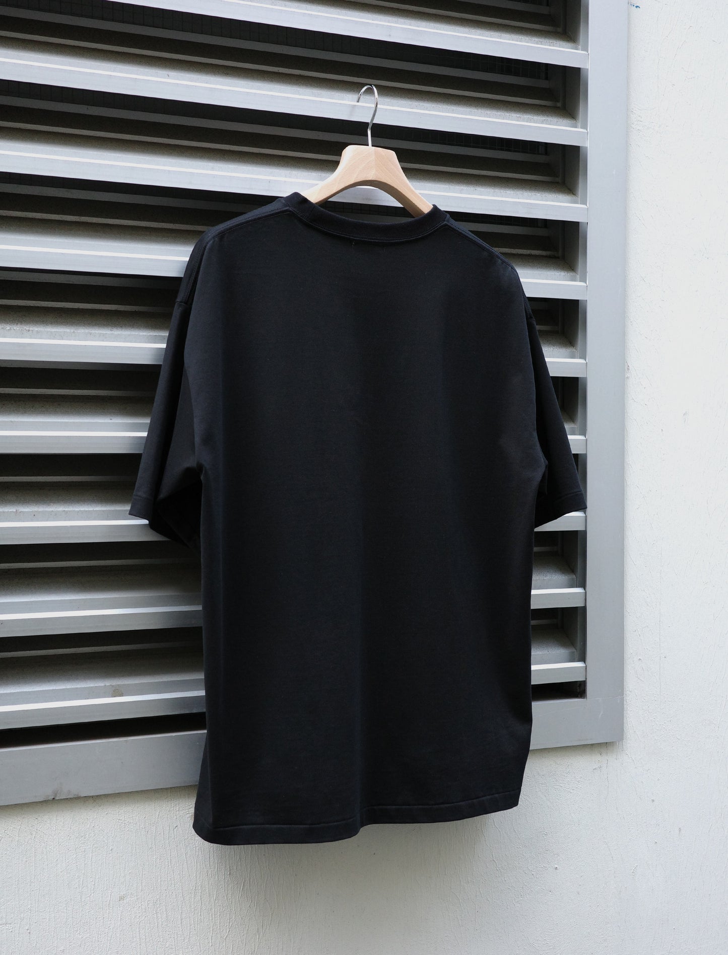 ULTERIOR Suvin Sueded Tenjiku Tee Black