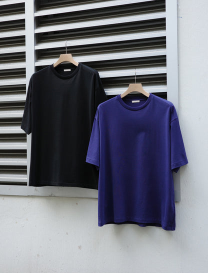 ULTERIOR Suvin Sueded Tenjiku Tee Royal Navy