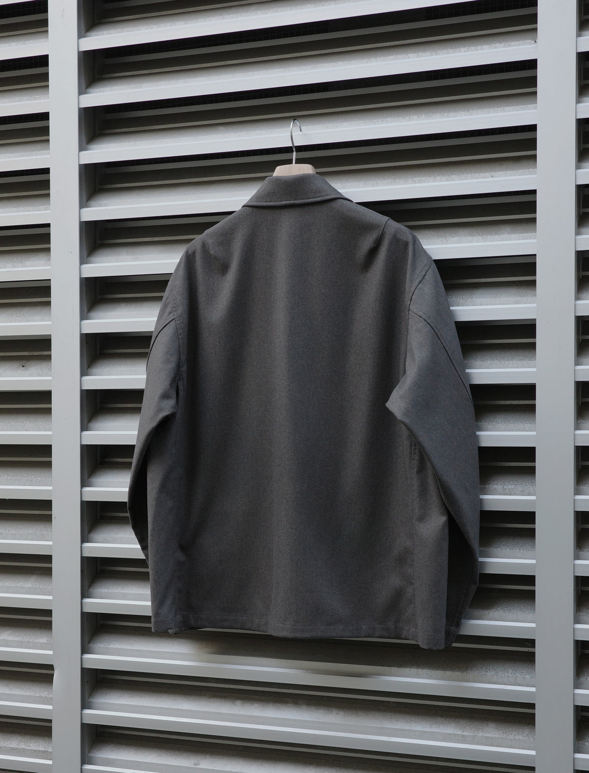ULTERIOR W/Cash Panama Cloth Hunting Jacket - Dust Grey
