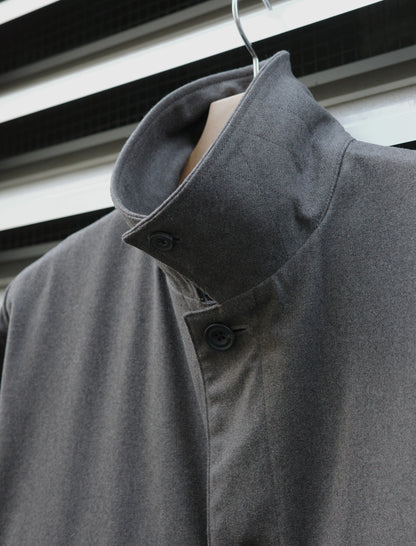 ULTERIOR W/Cash Panama Cloth Hunting Jacket - Dust Grey
