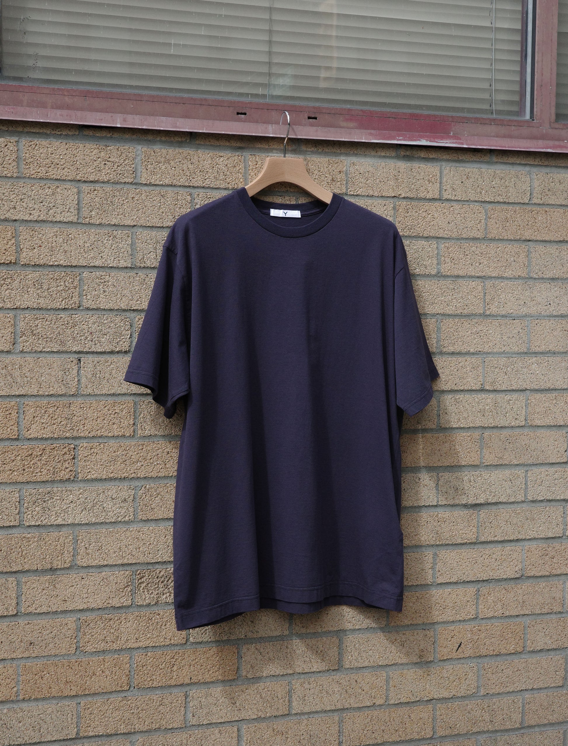 Y Organic Cotton Jersey S/S Tee - Navy
