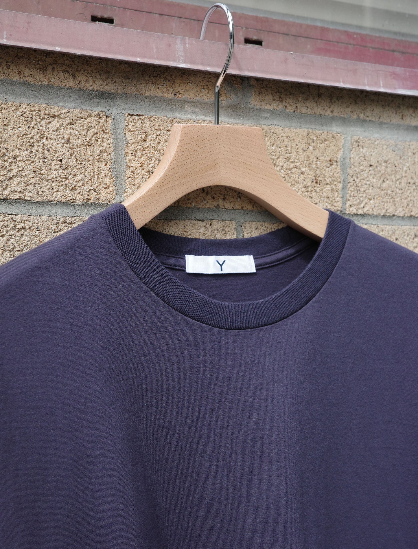 Y Organic Cotton Jersey S/S Tee - Navy