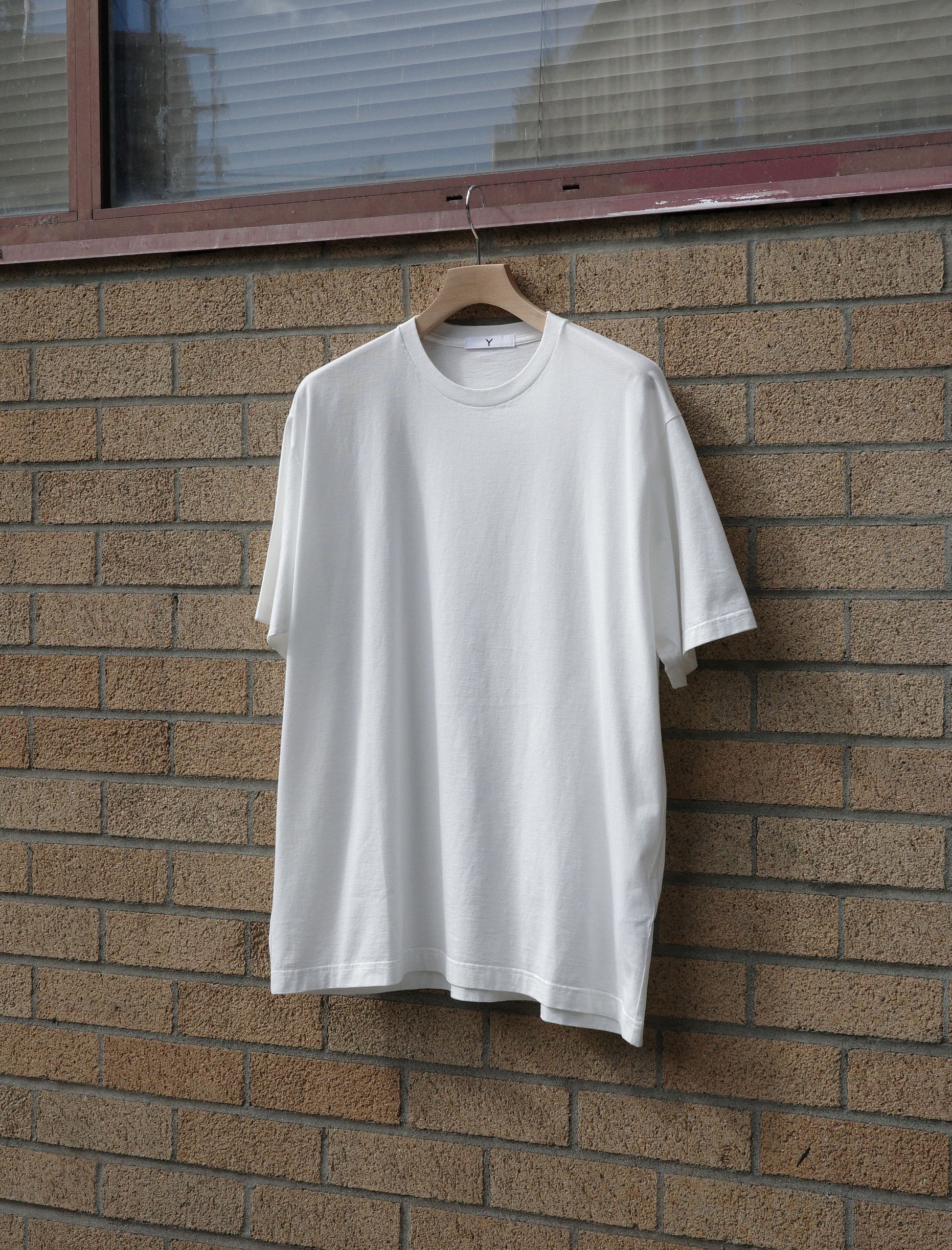 Y Organic Cotton Jersey S/S Tee - White