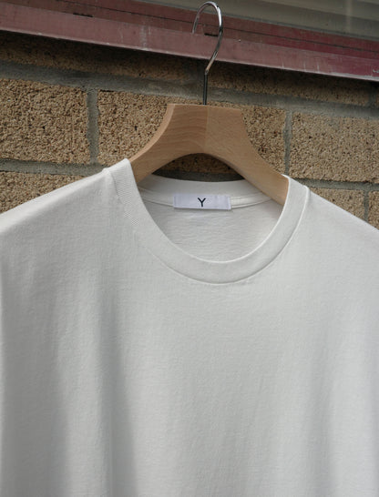 Y Organic Cotton Jersey S/S Tee - White